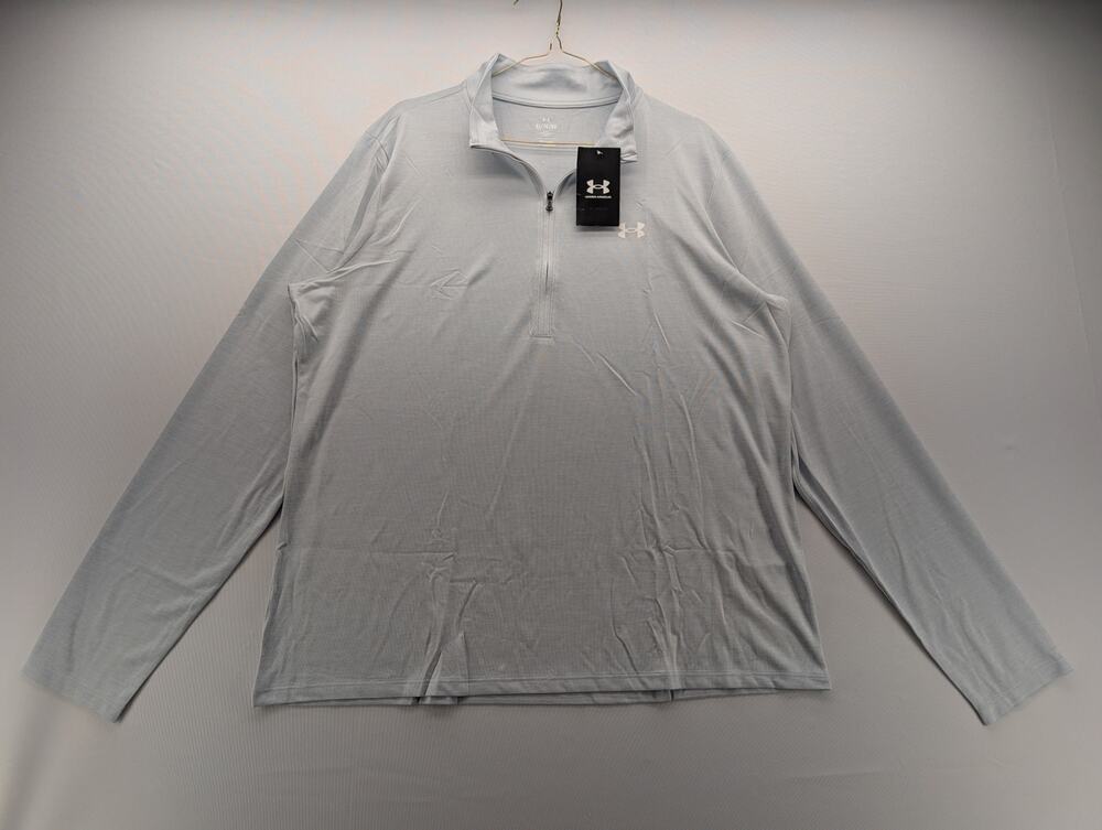 NWT Under Armour UA Tech Twist Women's ½ Zip in Halo Grey size XL